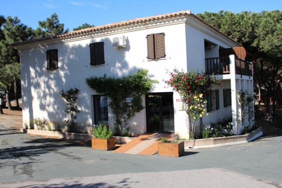 kitchen and living in bungalow 2 to 3 people Calvi Corsica